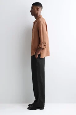 LINEN POPOVER SHIRT