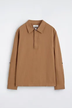 LINEN POPOVER SHIRT