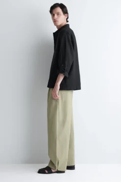 LINEN POPOVER SHIRT
