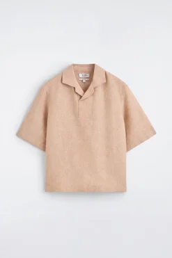 LINEN POPOVER SHIRT