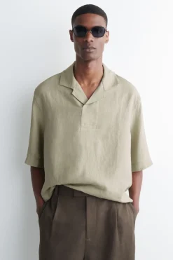 LINEN POPOVER SHIRT