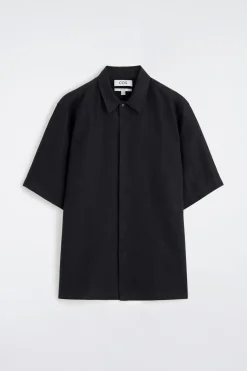 LINEN SHORT-SLEEVED SHIRT