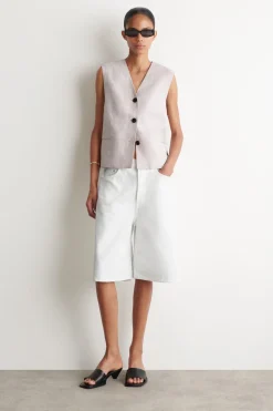 LINEN VEST
