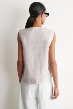 LINEN VEST