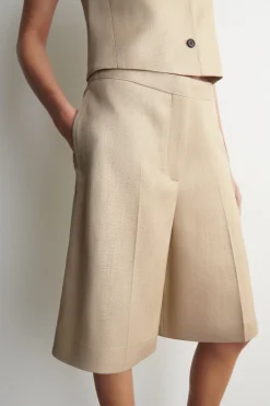 LONGLINE TAILORED SHORTS