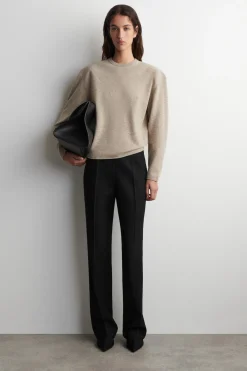 MERINO WOOL CREW-NECK SWEATER