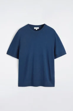 MERINO WOOL KNITTED T-SHIRT