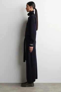 MERINO WOOL MOCK-NECK CARDIGAN