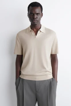 MERINO WOOL POLO SHIRT