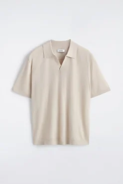 MERINO WOOL POLO SHIRT
