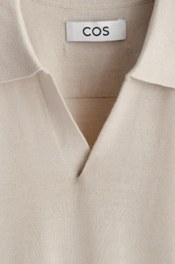 MERINO WOOL POLO SHIRT