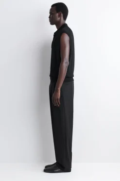 MERINO WOOL POLO TANK
