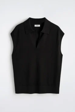 MERINO WOOL POLO TANK
