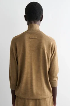 MERINO WOOL ROLL-NECK SWEATER