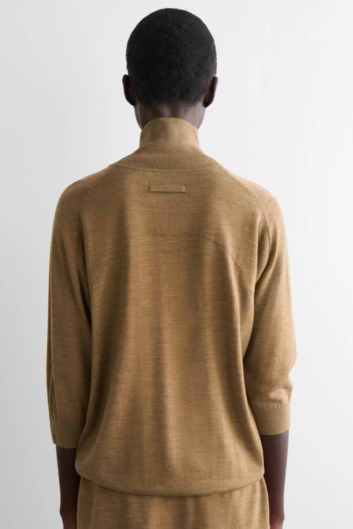 MERINO WOOL ROLL-NECK SWEATER