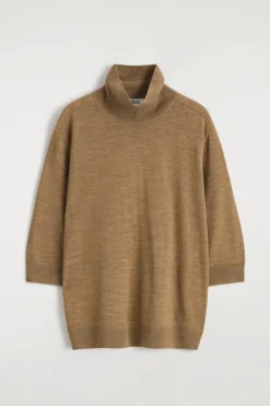 MERINO WOOL ROLL-NECK SWEATER