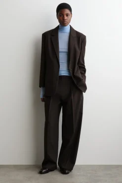 MERINO WOOL TURTLENECK TOP
