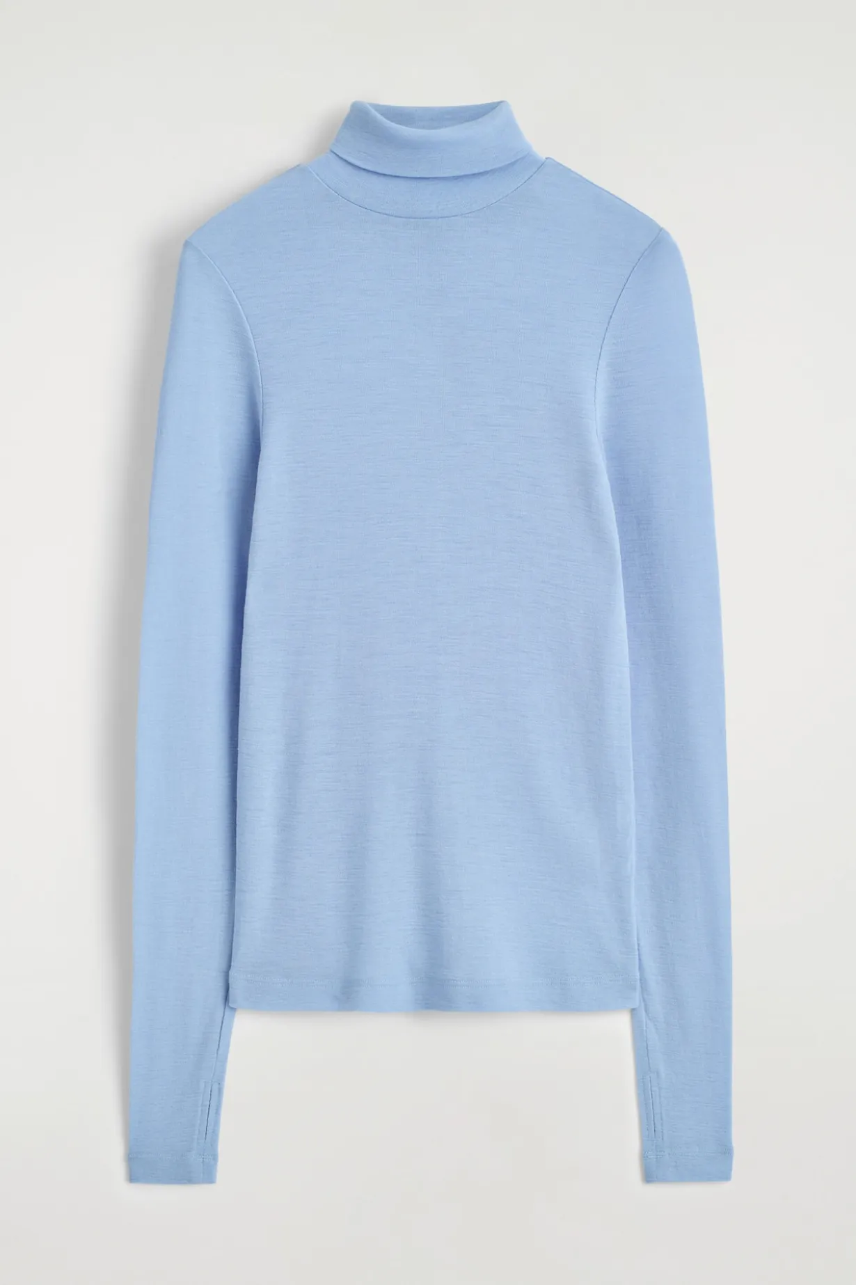 MERINO WOOL TURTLENECK TOP