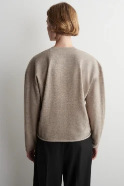 MERINO WOOL V-NECK CARDIGAN