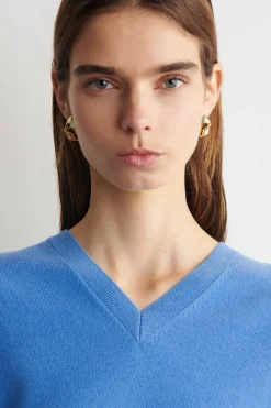 MERINO WOOL V-NECK SWEATER