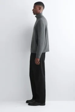 MERINO WOOL ZIP-UP TRACK JACKET