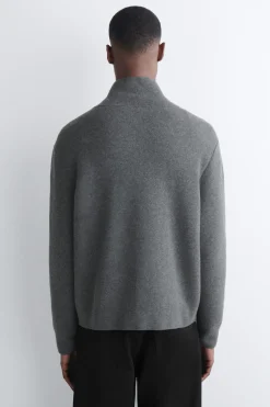 MERINO WOOL ZIP-UP TRACK JACKET