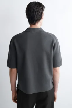 MILANO-KNIT COTTON POLO SHIRT