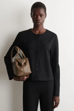 MINIMAL JERSEY CARDIGAN