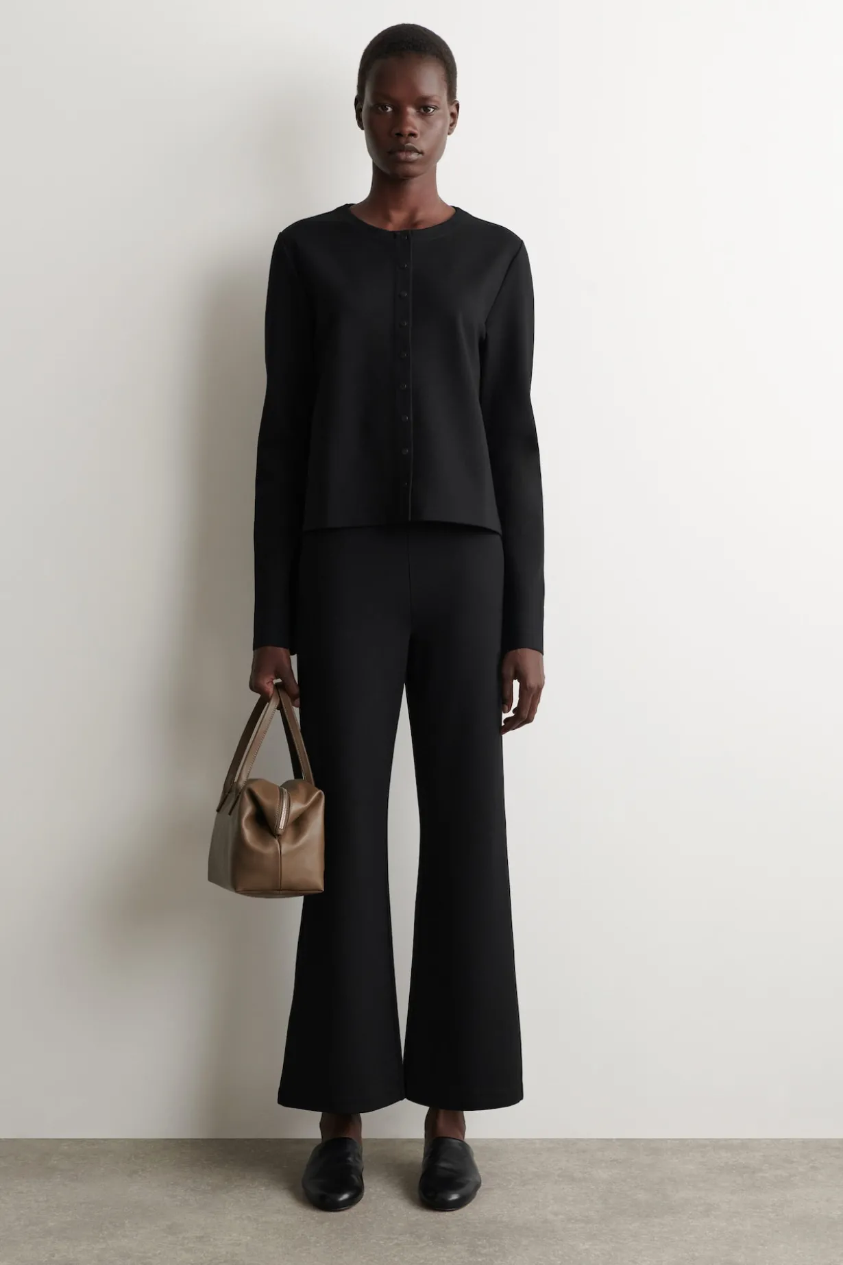 MINIMAL JERSEY CARDIGAN