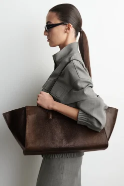 MONUMENT TOTE BAG - LEATHER