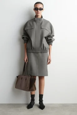 MONUMENT TOTE BAG - LEATHER