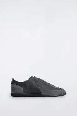 NUBUCK AND SUEDE SNEAKERS