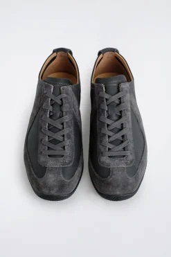NUBUCK AND SUEDE SNEAKERS