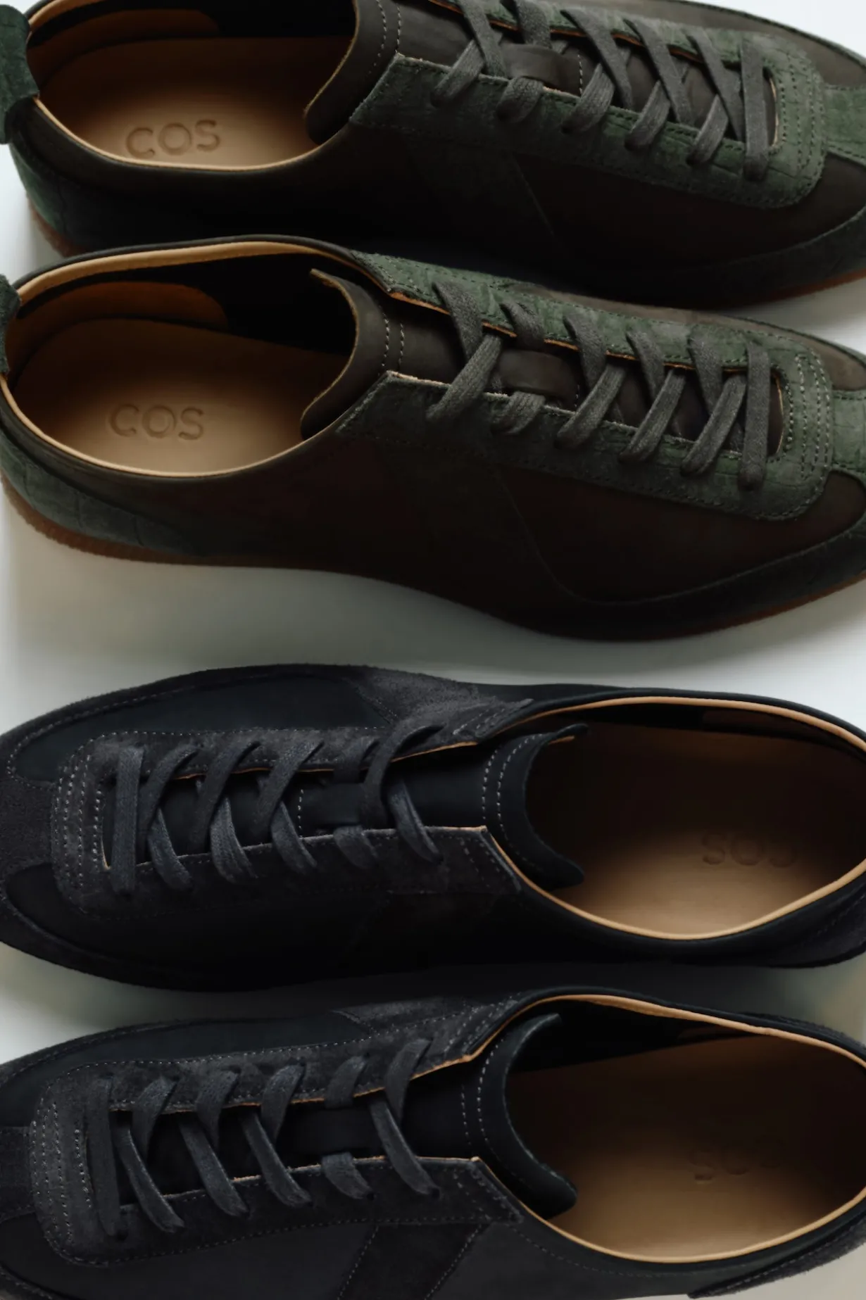 NUBUCK AND SUEDE SNEAKERS