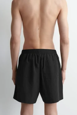 NYLON WIDE-LEG DRAWSTRING SWIM SHORTS
