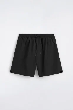 NYLON WIDE-LEG DRAWSTRING SWIM SHORTS