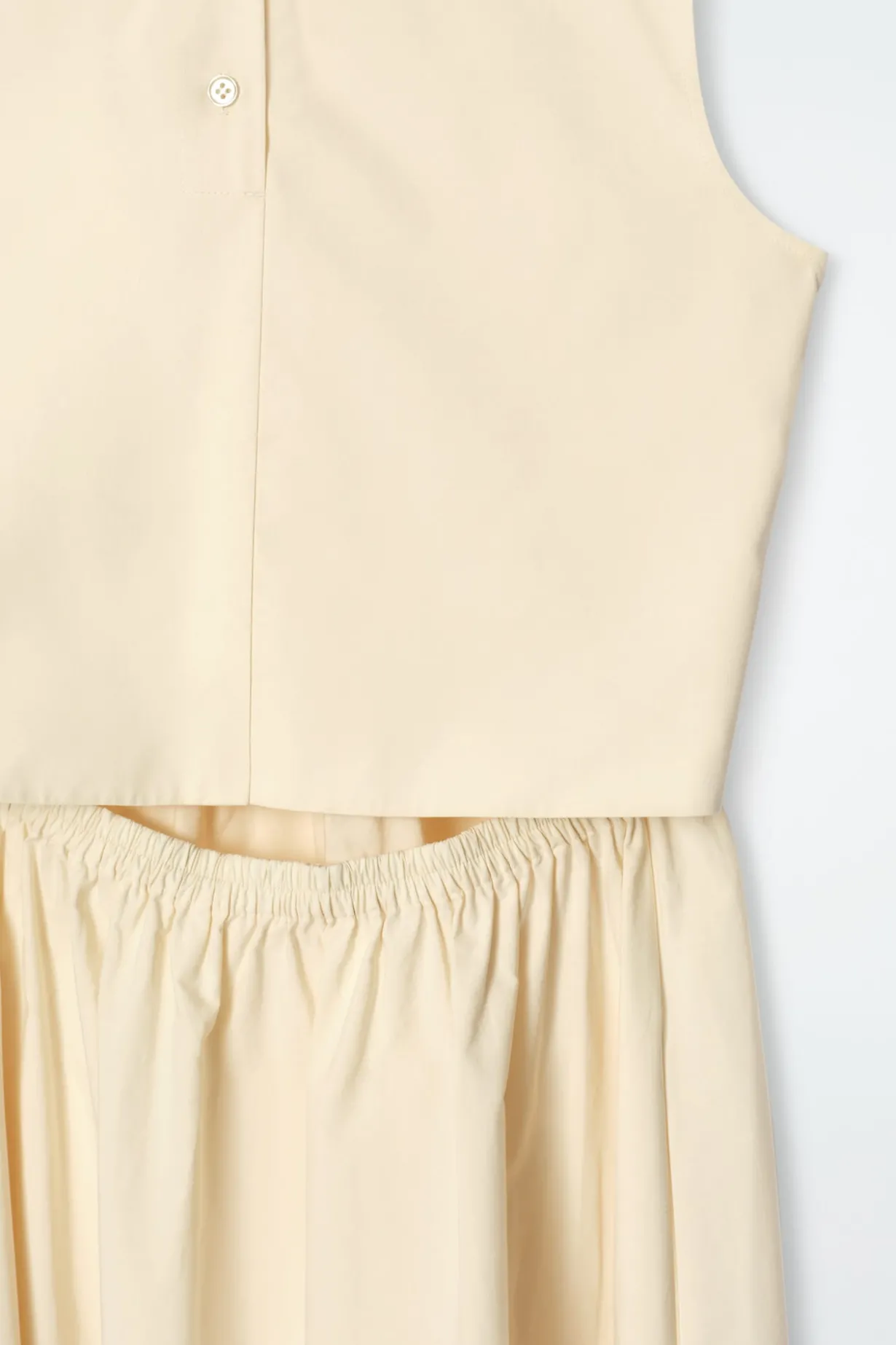 OPEN-BACK COTTON MAXI DRESS