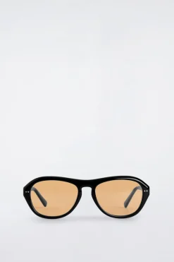 OVAL-FRAME SUNGLASSES