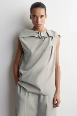 OVERSIZED DRAPED TOP
