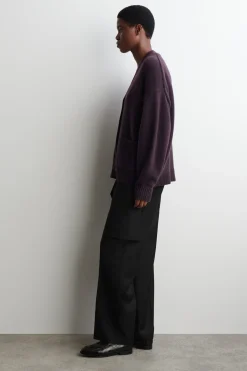 OVERSIZED MERINO WOOL CARDIGAN