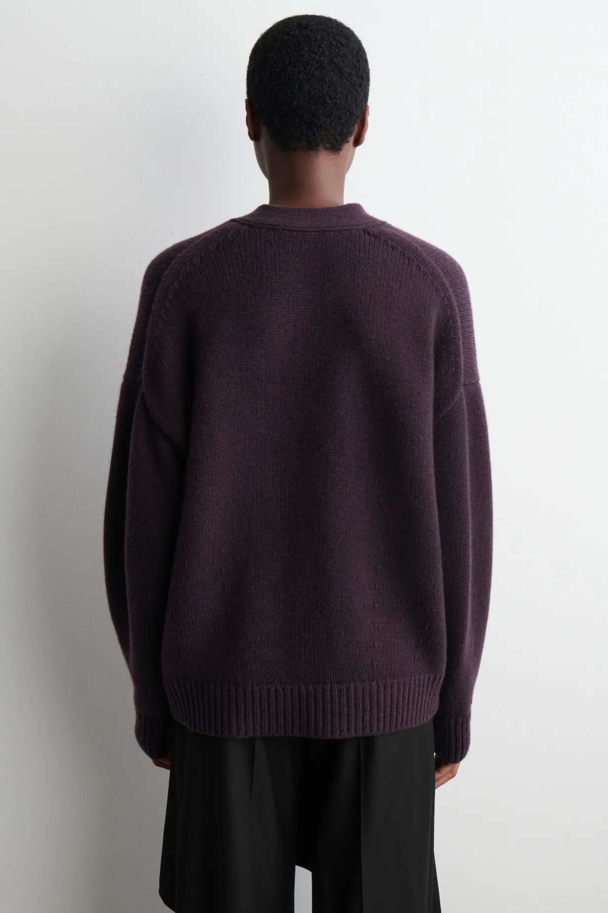 OVERSIZED MERINO WOOL CARDIGAN