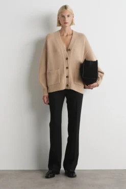 OVERSIZED MERINO WOOL CARDIGAN
