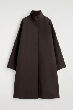 OVERSIZED mock-NECK COAT