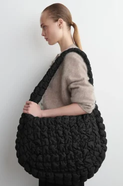 OVERSIZED QUILTED CROSSBODY BAG