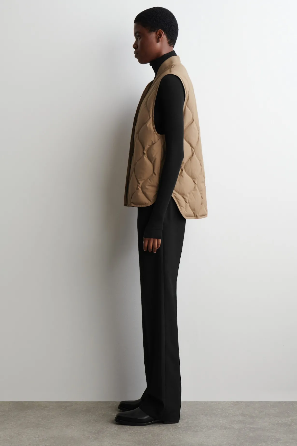 OVERSIZED QUILTED DOWN GILET