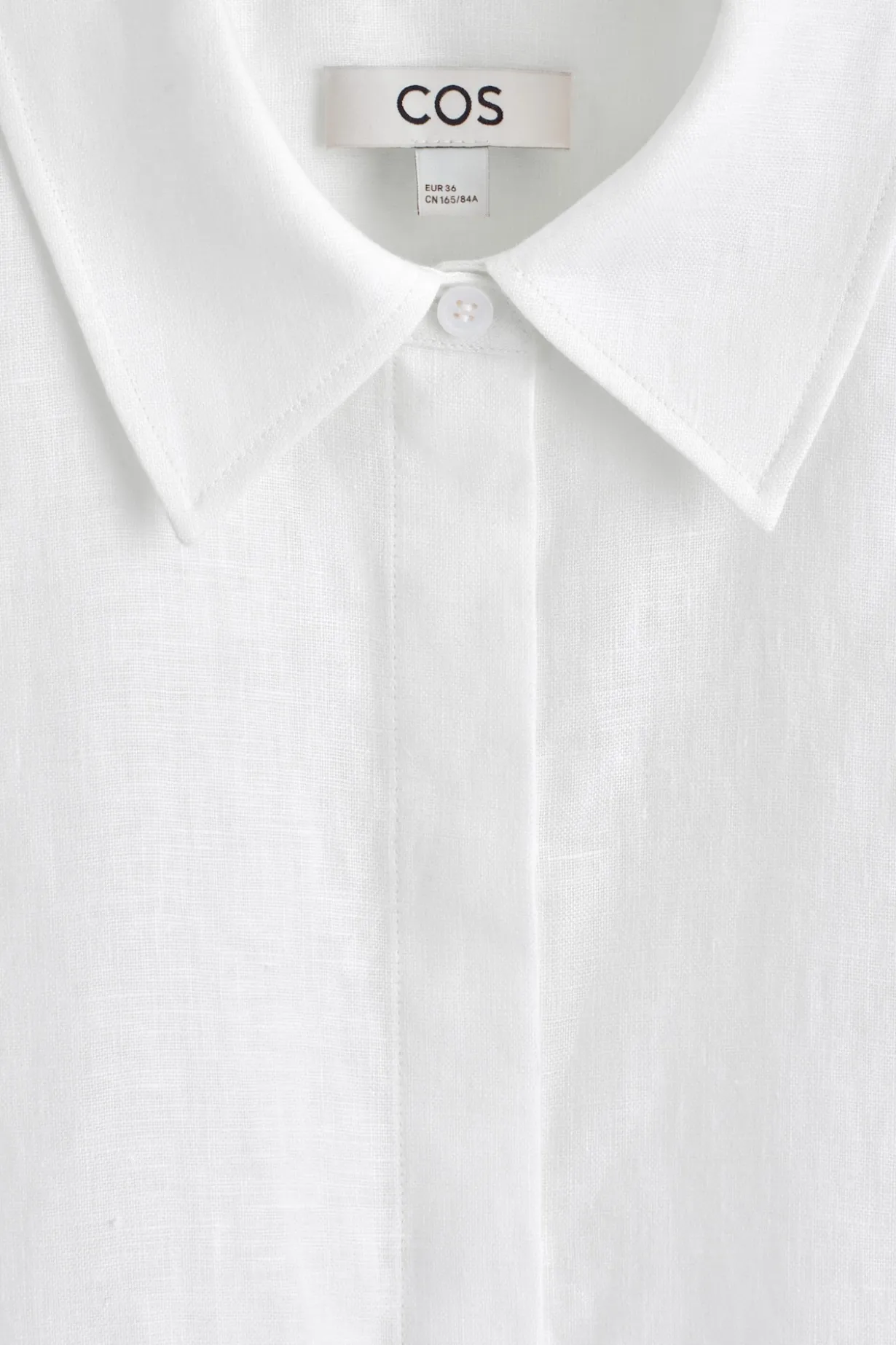 OVERSIZED SHORT-SLEEVED LINEN SHIRT