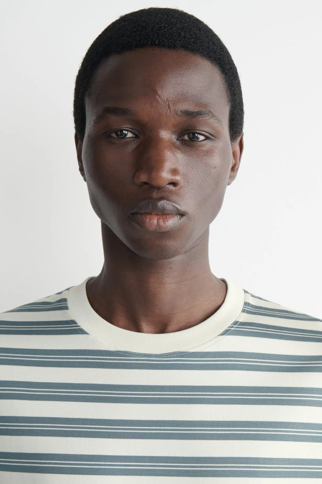 OVERSIZED STRIPED COTTON T-SHIRT