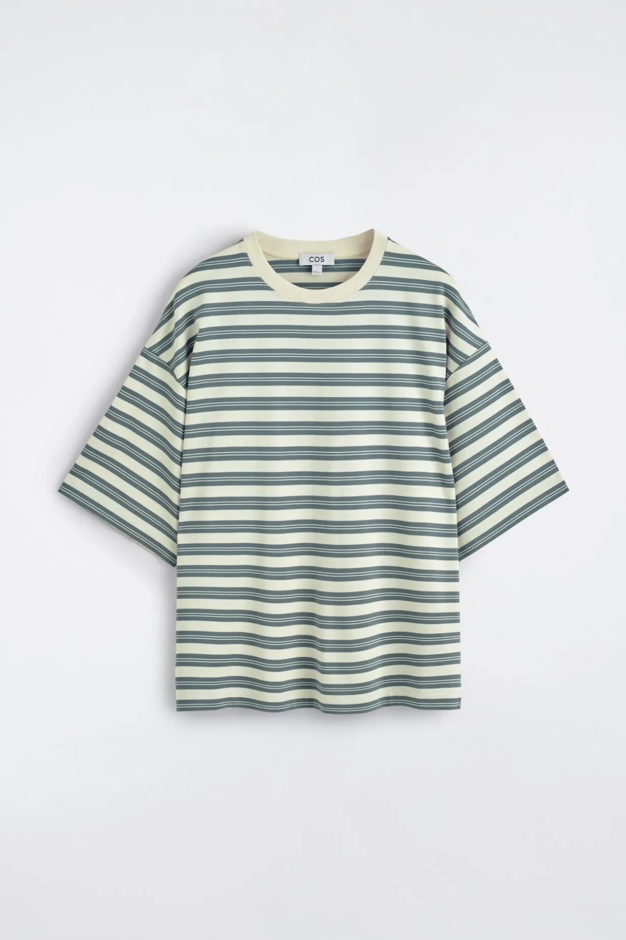 OVERSIZED STRIPED COTTON T-SHIRT