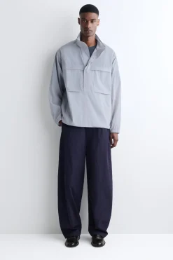 OVERSIZED WATER-RESISTANT ANORAK JACKET