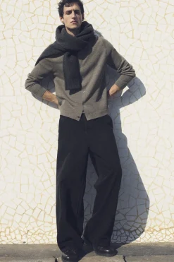 OVERSIZED WIDE-LEG DENIM PANTS